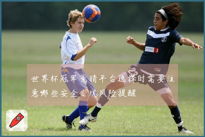 世界杯冠军竞猜平台选择时需要注意哪些安全合规风险提醒