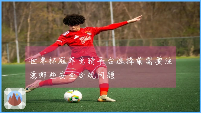 世界杯冠军竞猜平台选择前需要注意哪些安全合规问题