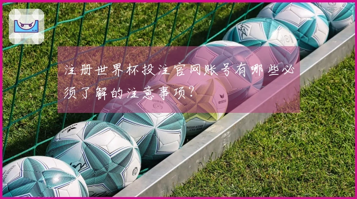 注册世界杯投注官网账号有哪些必须了解的注意事项?