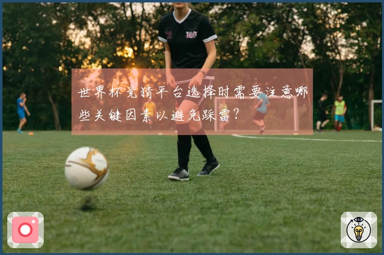 世界杯竞猜平台选择时需要注意哪些关键因素以避免踩雷？